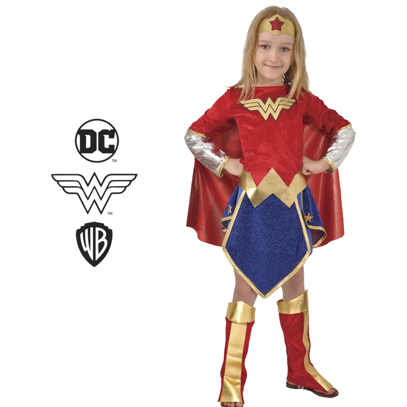 3-2266 ΣΤΟΛΗ WONDER WOMAN ΚΟΡΙΤΣΙΣΤΙΚΗ χονδρική, Αποκριάτικα χονδρική