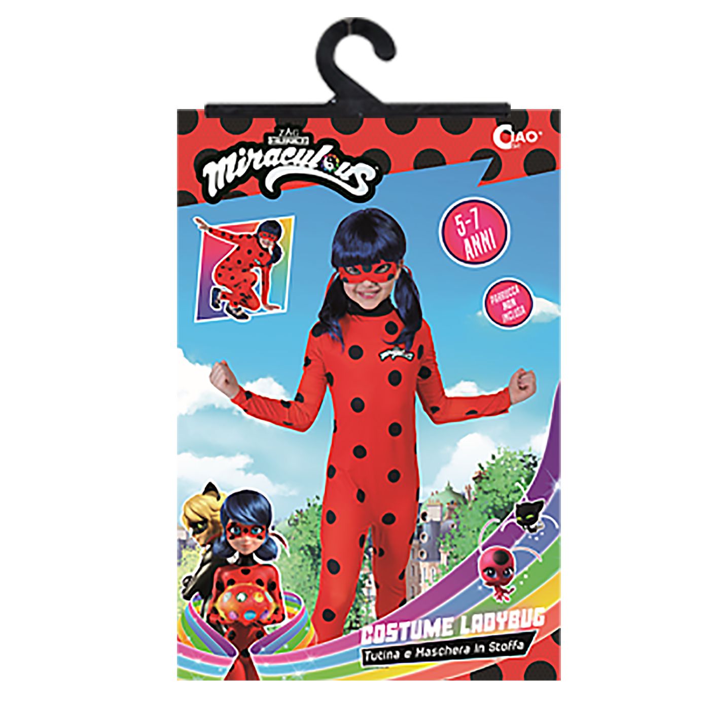 3-2285 ΣΤΟΛΗ ΠΑΣΧΑΛΙΤΣΑ LADYBAG ΠΑΙΔΙΚΗ χονδρική, Αποκριάτικα χονδρική