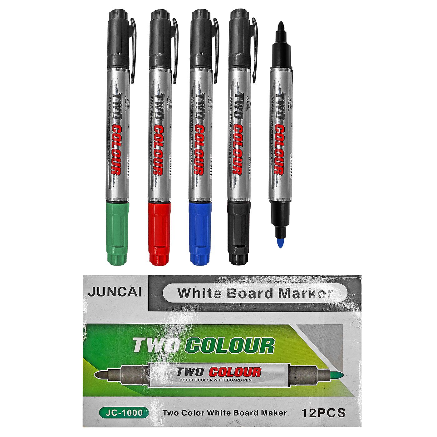 60-263 Μαρκαδόρος Ασπροπίνακα Διπλός 3,5mm  χονδρική, Σχολικά χονδρική