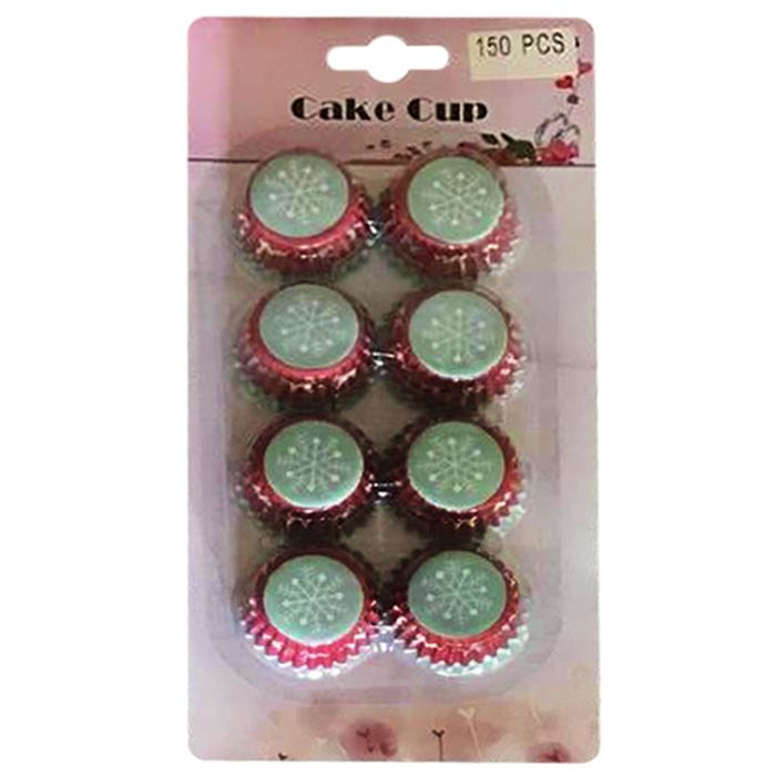 93-1379 CUPCAKE ΧΑΡΤΙΝ.ΧΡΙΣΤ..ΣΕΤ=150ΤΕΜ   Φ6cm χονδρική, Χριστουγεννιάτικα χονδρική