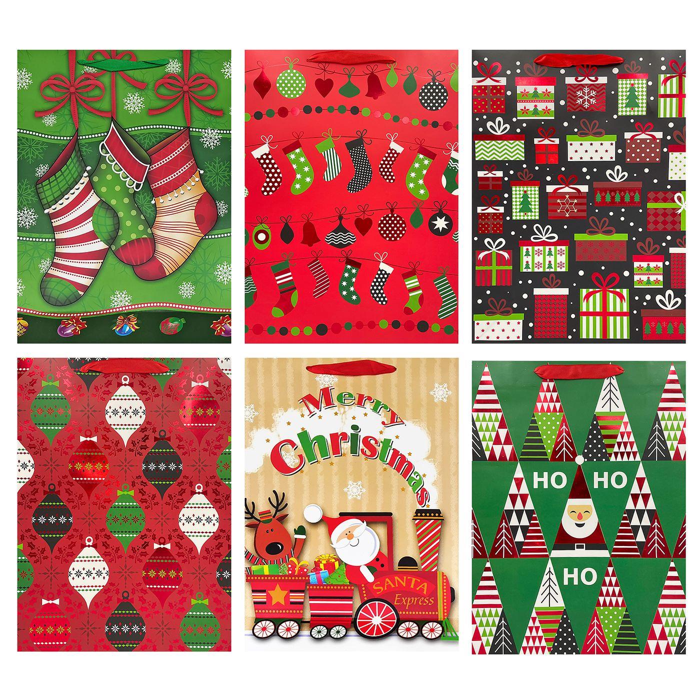 93-3434 CHRISTMAS GIFT BAG 42x30cm χονδρική, Christmas Items χονδρική