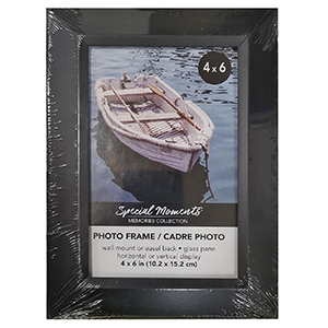 12-1986 Κορνίζα Μαύρη Πλαστική 10x15cm χονδρική, Δώρα χονδρική
