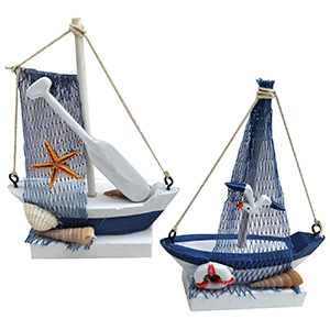 12-2014 Ψαρόβαρκα Ξύλινη 15x11,5cm χονδρική, Δώρα χονδρική