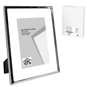12-2063 Κορνίζα Επάργυρη Minimal 13x18cm χονδρική, Δώρα χονδρική
