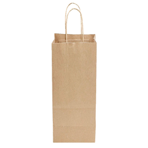 19-187 Τσάντα Δώρου Κραφτ για Ποτά 130gsm 35,5x11x8cm χονδρική, Ψιλικά χονδρική