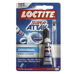 19-292 ΚΟΛΛΑ ΣΤΙΓΜΗΣ HENKEL SUPER ATTACK 3g χονδρική, Σχολικά χονδρική