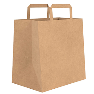 19-329 Τσάντα Δώρου Χάρτινη Kraft 29x28x17cm χονδρική, Ψιλικά χονδρική