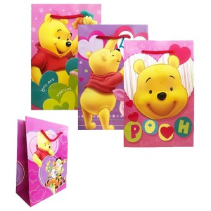 19-340 ΤΣΑΝΤΑ ΔΩΡΟΥ WINNIE THE POOH (34cm) 34x25x13cm χονδρική, Ψιλικά χονδρική