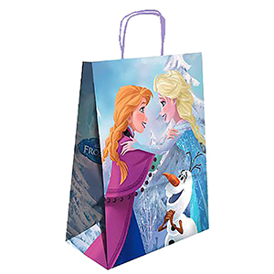 19-357 Τσάντα Δώρου Χάρτινη Frozen (32cm) 32x24x10cm χονδρική, Ψιλικά χονδρική