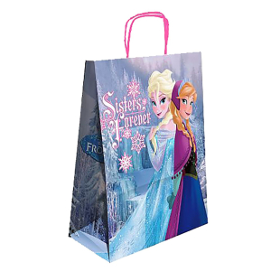 19-362 Τσάντα Δώρου Χάρτινη Frozen (40cm) 40x32x14cm χονδρική, Ψιλικά χονδρική