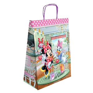 19-372 Τσάντα Δώρου Χάρτινη Minnie-Daisy (40cm) 40x32x14cm χονδρική, Ψιλικά χονδρική