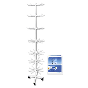 19-50 Σταντ Προβολής Μεταλλικό με Ροδάκια 160x40cm χονδρική, Ψιλικά χονδρική