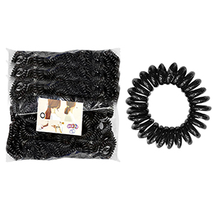 20-1045 BLACK SPIRAL HAIR STRETCH χονδρική, Accessories χονδρική