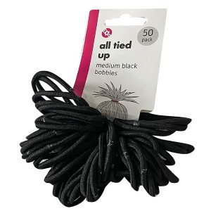 20-1162 BLACK HAIR RUBBERS 50 PCS χονδρική, Accessories χονδρική