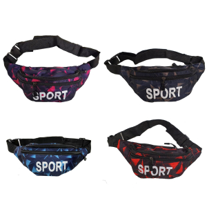 20-1170 Τσαντάκι Μέσης Sport 3 zip 32x12x8cm χονδρική, Αξεσουάρ-Ομορφιά & Υγιεινή χονδρική