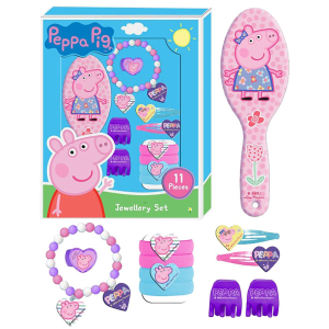 20-1182 Σετ Αξεσουάρ Ομορφιάς 11τεμ Peppa pig 24x18x3,5cm χονδρική, Αξεσουάρ-Ομορφιά & Υγιεινή χονδρική