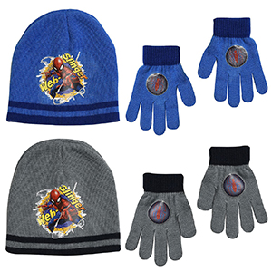 20-1328 CAP & 2 SPIDERMAN GLOVES SET χονδρική, Accessories χονδρική