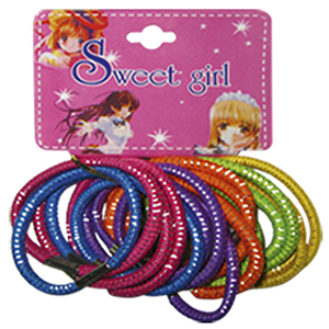 20-134 HAIR RUBBERS SET=18 PCS χονδρική, Accessories χονδρική