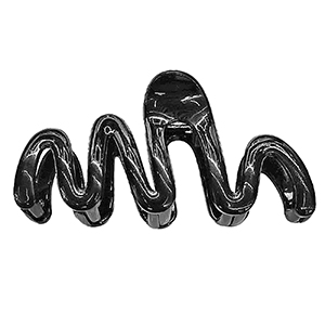 20-1349 CLAMP WAVY BLACK χονδρική, Accessories χονδρική
