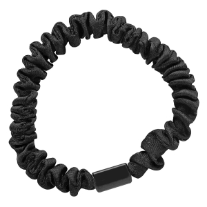 20-1352 Σούρα Μαλλιών Λεπτή Μαύρη Scrunchies 7,5cm χονδρική, Αξεσουάρ-Ομορφιά & Υγιεινή χονδρική