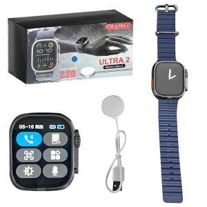 20-1360 Ρολόι Smartwatch Λουράκι Μπλε με Κουμπί  χονδρική, Δώρα χονδρική