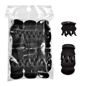 20-69 CLIP CLIPS MINI BLACK 12 PCS χονδρική, Accessories χονδρική
