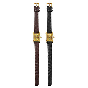 20-986 Ρολόι Χειρός Ορθογώνιο Χρυσό 19x21mm χονδρική, Δώρα χονδρική