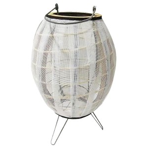 22-2934 ΦΑΝΑΡΙ ΜΕΤΑΛΛΙΚΟ ΤΡΙΠΟΔΟ ΜΕ ΓΑΖΑ 36x24cm χονδρική, Δώρα χονδρική