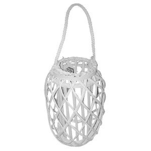 22-2939 ΦΑΝΑΡΙ BAMBOO ΠΛΕΧΤΟ 43x22cm χονδρική, Δώρα χονδρική