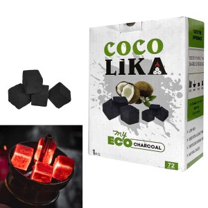 22-2983 Κάρβουνα Καρύδας Coco Lika για Ναργιλέ 26x26x26mm χονδρική, Ψιλικά χονδρική