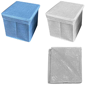 22-459 Σκαμπό Αποθηκευτικό Πτυσσόμενο 31x31x31cm χονδρική, Είδη Σπιτιού χονδρική