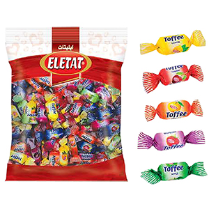 24-120 ΚΑΡΑΜΕΛΕΣ ΜΑΛΑΚΕΣ ΦΡΟΥΤΩΝ TOFFEE ΣΑΚ=400gr χονδρική, Τρόφιμα χονδρική