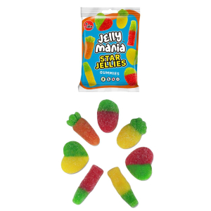 24-151 Ζελίνια Jake Star Jelly mix Sour Σακ=100g χονδρική, Τρόφιμα χονδρική