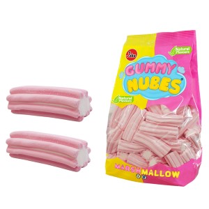 24-157 MARSHMALLOWS ΚΑΡΑΜΕΛΕΣ GUMMY NUBES STRIPED ΣΑΚ=500g χονδρική, Τρόφιμα χονδρική