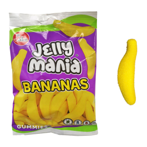 24-165 Ζελίνια Sugared Bananas Σακ=100g χονδρική, Τρόφιμα χονδρική