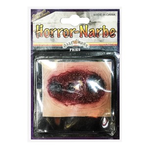 3-1110 ΑΥΤΟΚΟΛΛΗΤΟ MAKE UP "ΤΡΑΥΜΑ" 11x16cm χονδρική, Αποκριάτικα χονδρική