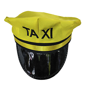 3-1969 Καπέλο Taxi Ύφασμα Κίτρινο  χονδρική, Αποκριάτικα χονδρική