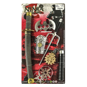 3-1990 Σετ Ninja 7τεμ Καρ=50x26cm χονδρική, Παιχνίδια χονδρική