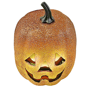 3-2342 ΚΟΛΟΚΥΘA HALLOWEEN ΜΕ ΦΩΣ 19cm χονδρική, Αποκριάτικα χονδρική
