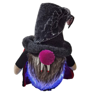 3-2490 Δράκουλας Πάνινος με φως 18cm χονδρική, Halloween χονδρική