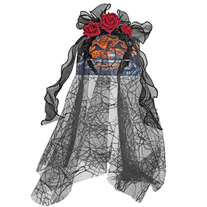 3-2532 Στέκα day of the Dead 50x15cm χονδρική, Αποκριάτικα χονδρική