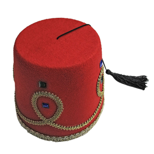3-760 Καπέλο Τούρκος Βασιλιάς Κόκκινο Φέσι 19x18cm χονδρική, Αποκριάτικα χονδρική