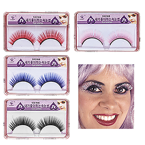 3-825 Βλεφαρίδες Eyelash 1 (ανά Χρώμα) χονδρική, Αποκριάτικα χονδρική