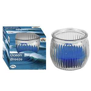 37-459 Κερί Ocean Breeze σε Βάζο 21h 85gr Net, 7x6,5cm χονδρική, Δώρα χονδρική