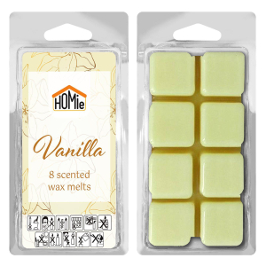 37-462 Αρωματικό wax Melt Βανίλια σετ=8 Κύβοι 80gr χονδρική, Δώρα χονδρική