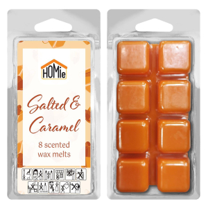 37-464 Αρωματικό wax Melt Salted Caramel σετ=8 Κύβοι 80gr χονδρική, Δώρα χονδρική