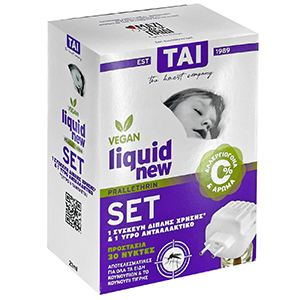 42-1909 ΕΝΤΟΜΟΚΤΟΝΟ ΤΑΙ LIQUID ΣΕΤ ΜΕ ΣΥΣΚΕΥΗ ΔΙΠΛΗΣ ΧΡΗΣΗΣ + ΑΝΤΑΛΛΑΚΤΙΚΟ  χονδρική, Καλοκαιρινά χονδρική