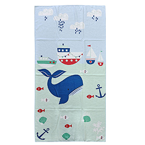 42-2134 ΠΕΤΣΕΤΑ ΘΑΛΑΣΣΗΣ ΤΥΠΩΜΕΝΗ MICROFIBER 70x140cm   245gr χονδρική, Καλοκαιρινά χονδρική