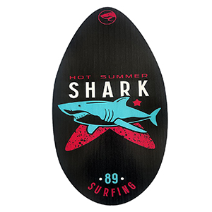 42-2143 ΣΑΝΙΔΑ ΞΥΛΙΝΗ SURF SKIMBOARD 76x45cm χονδρική, Καλοκαιρινά χονδρική