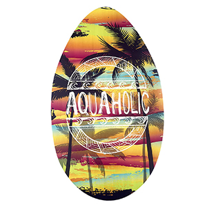 42-2143 ΣΑΝΙΔΑ ΞΥΛΙΝΗ SURF SKIMBOARD 76x45cm χονδρική, Καλοκαιρινά χονδρική